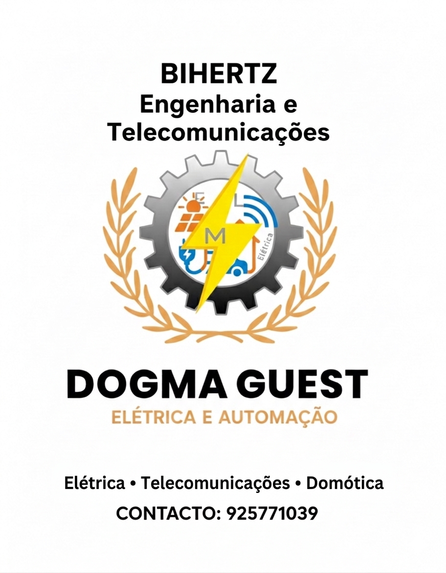 Logótipo Dogma Guest - Elétrica ,Remodelações e Raparações